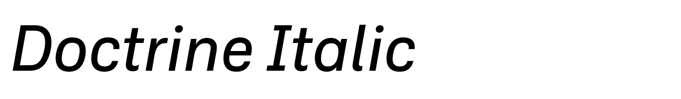 Doctrine Italic